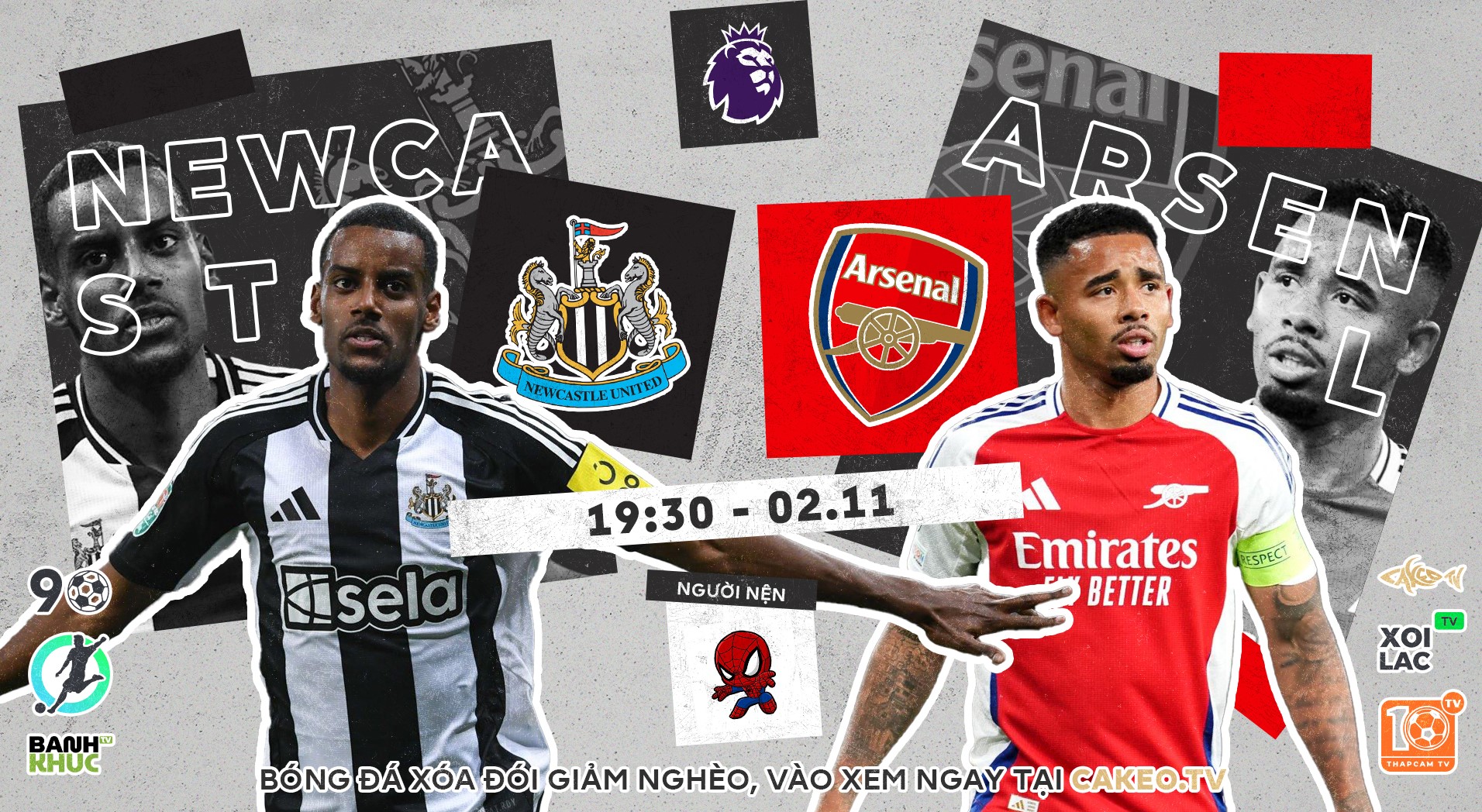 Highlights Newcastle vs Arsenal  | BLV Người Nện | 2.11.24