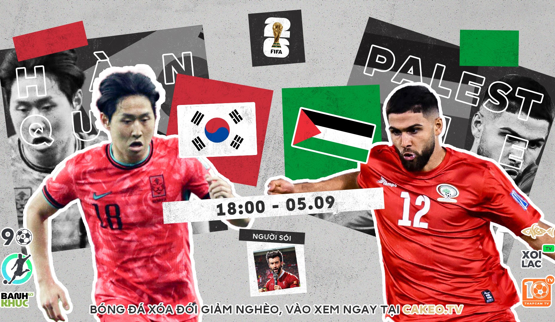 Highlights Hàn Quốc vs Palestine | BLV Người Sói | 5.9.24