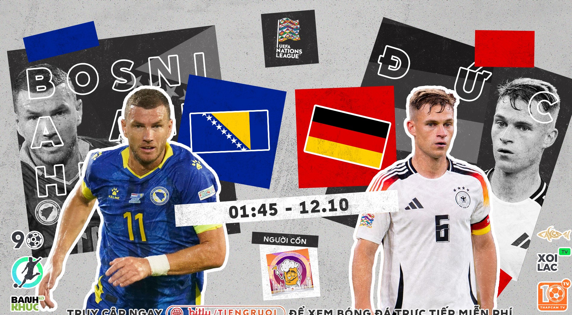 Highlights Bosnia-Herzegovina vs Germany | BLV Người Cá | 12.10.24