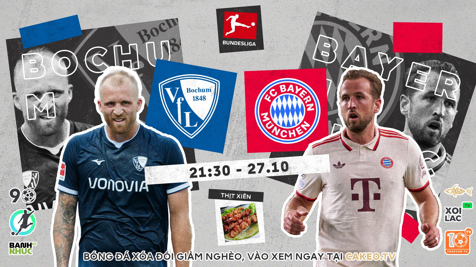 Full Bochum vs Bayern Munich | BLV Thịt Xiên | 27.10.24