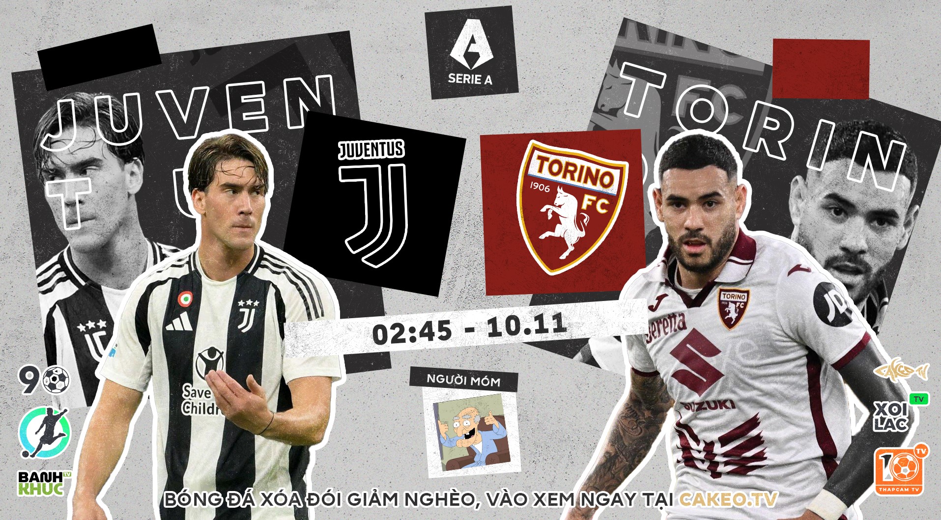 Full Juventus vs Torino | BLV Người Móm | 10.11.24