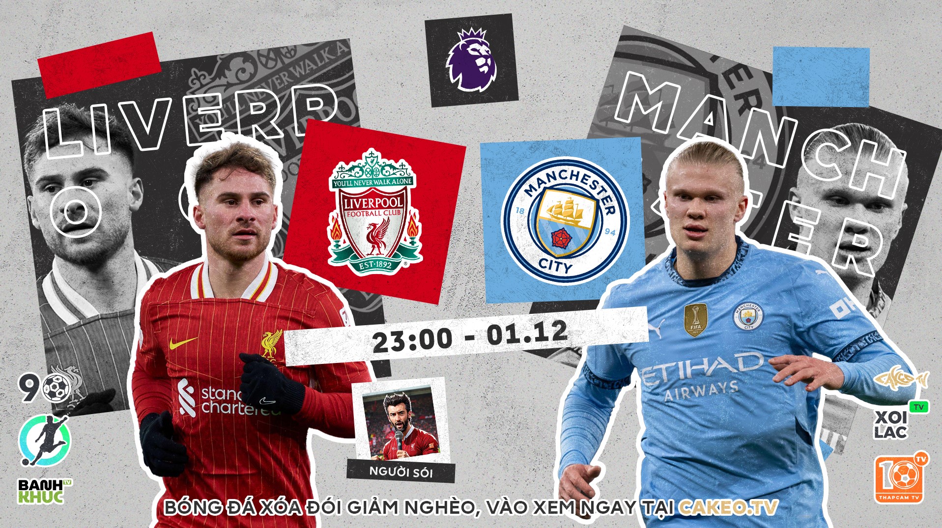 Full  Liverpool vs Man City | BLV Người Sói | 2.12.24