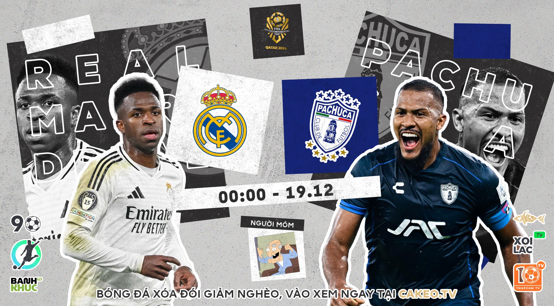 Full Real Madrid vs Pachuca | BLV Người Móm | 19.12.24