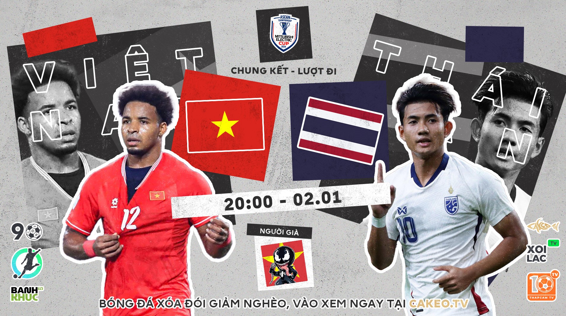 Full Việt Nam vs Thái Lan | BLV Người Già | 02.01.25