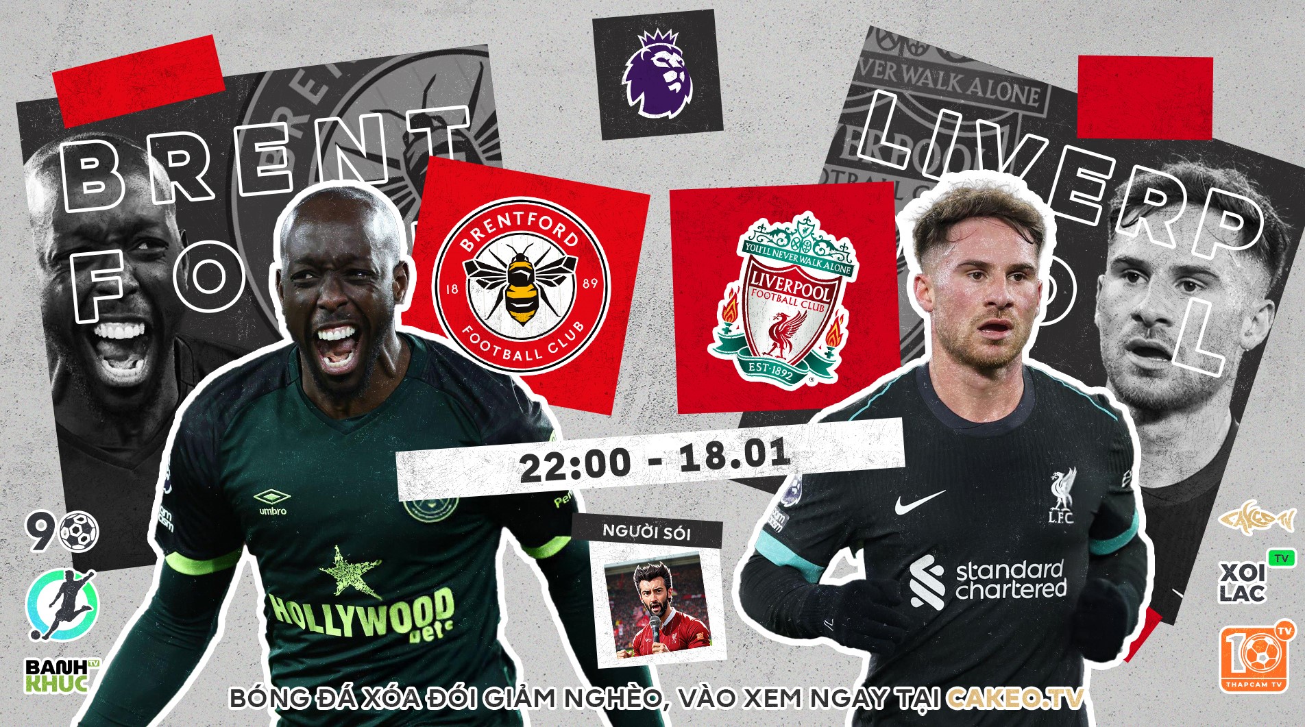 Full Brentford vs Liverpool |  BLV Người Sói | 19.1.25