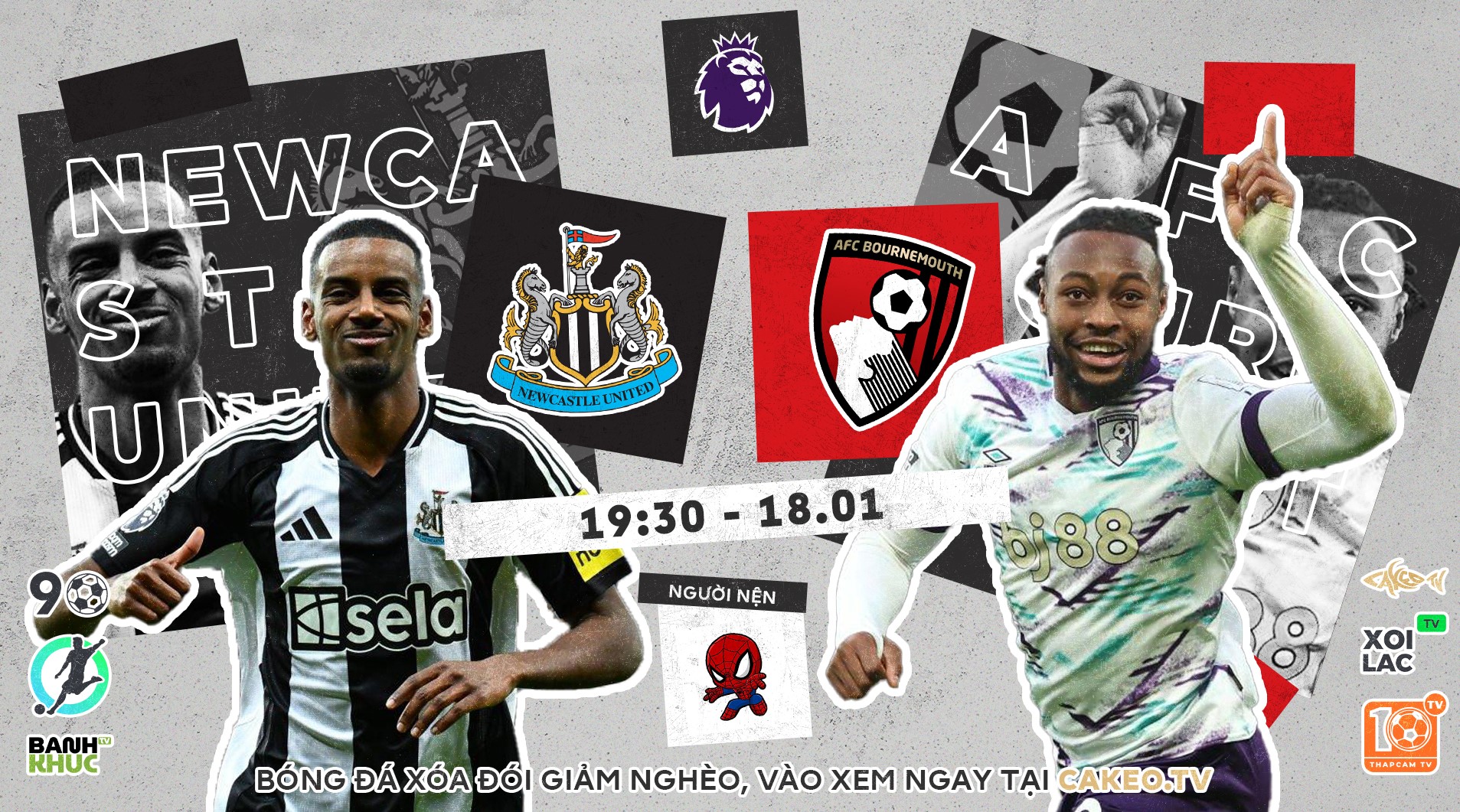 Fullmatch Newcastle vs Bournemouth | BLV Người Nện | 19.1.25