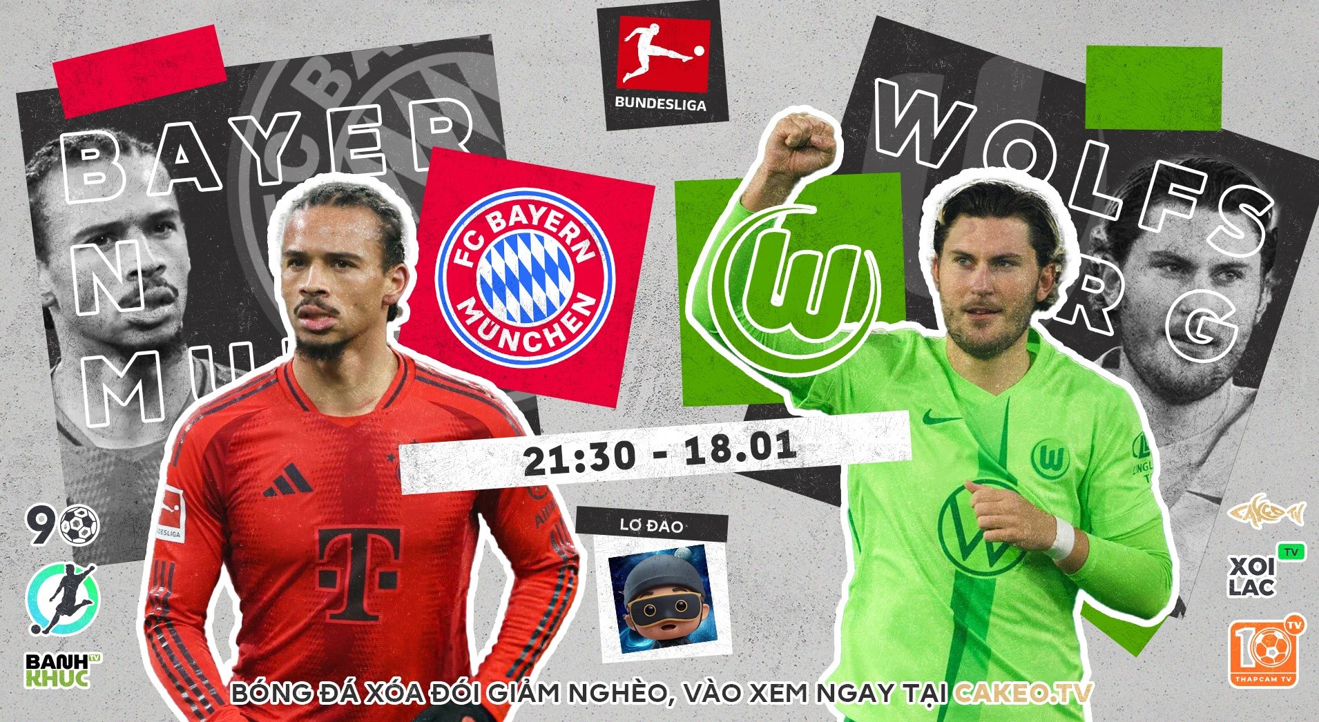 Highlights Bayern Munich vs VfL Wolfsburg | BLV Lơ Đao | 19.1.25