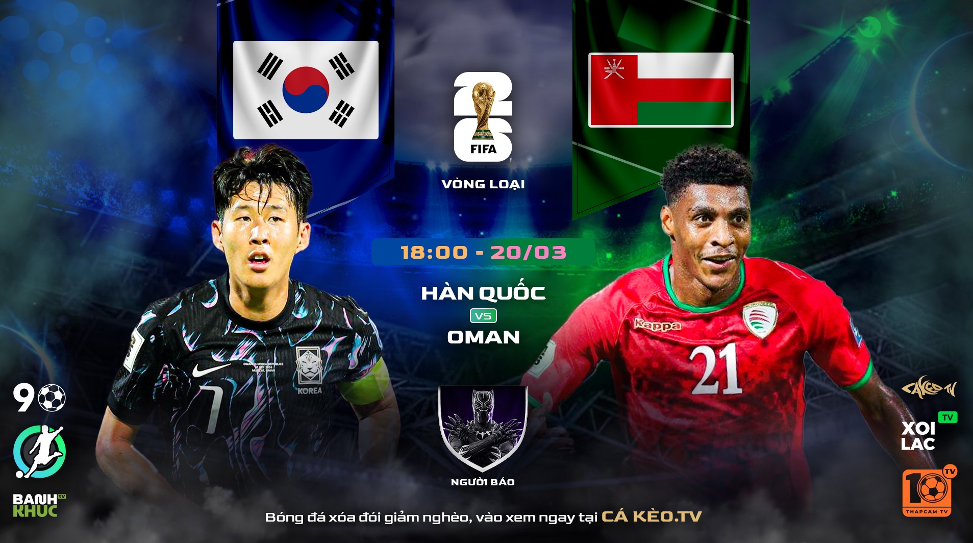 Highlights  Hàn Quốc vs Oman | BLV Cá Đuối | 20.03.25