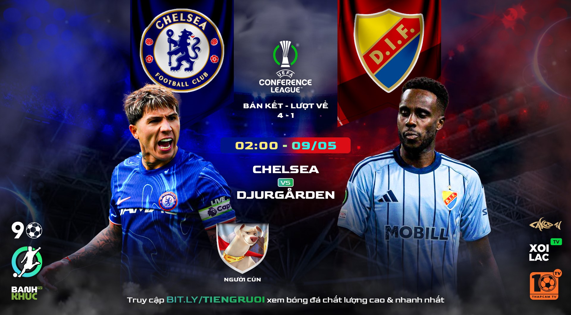 Highlight Chelsea vs Djurgardens | BLV Người Cún | 09.05.25