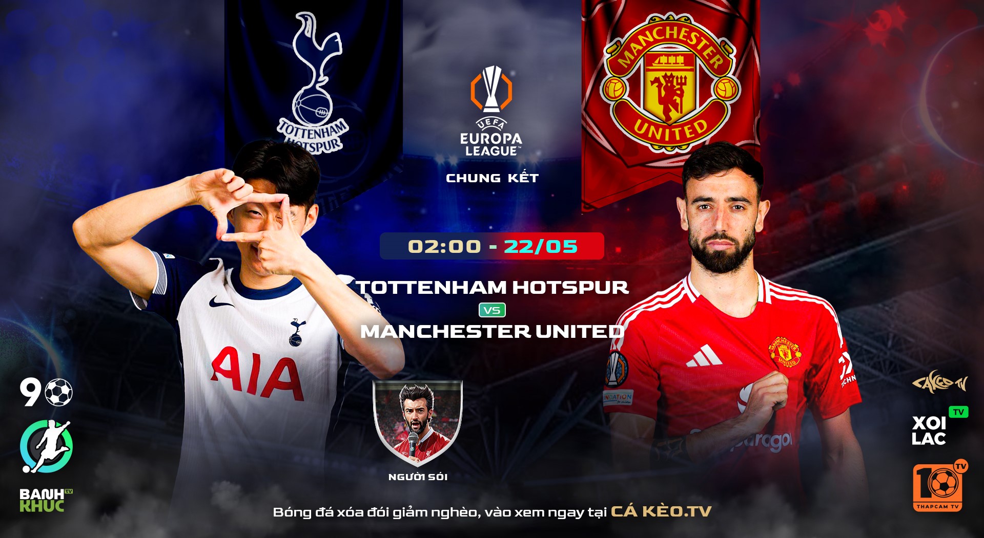 Highlights Tottenham Hotspur vs Manchester United | BLV Người Sói | 22.05.25