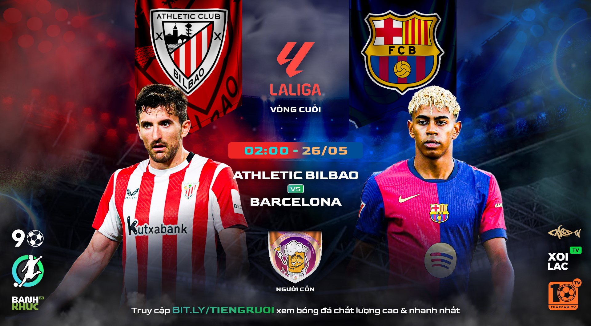 Highlights  Athletic Bilbao vs FC Barcelona | BLV Người Cồn  | 26.5.25