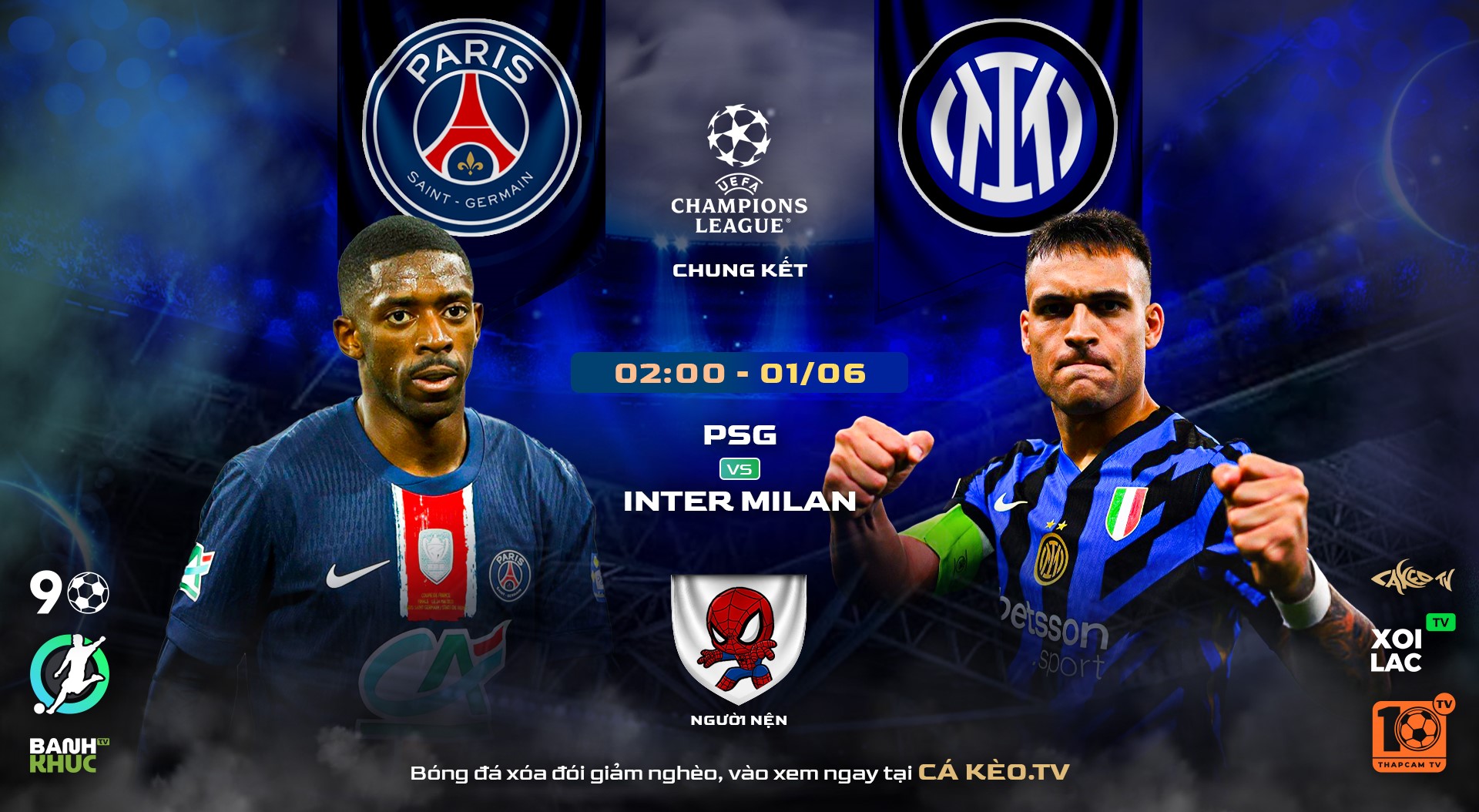 Highlights Paris Saint Germain vs Inter Milan | BLV Người Nện  | 1.6.25