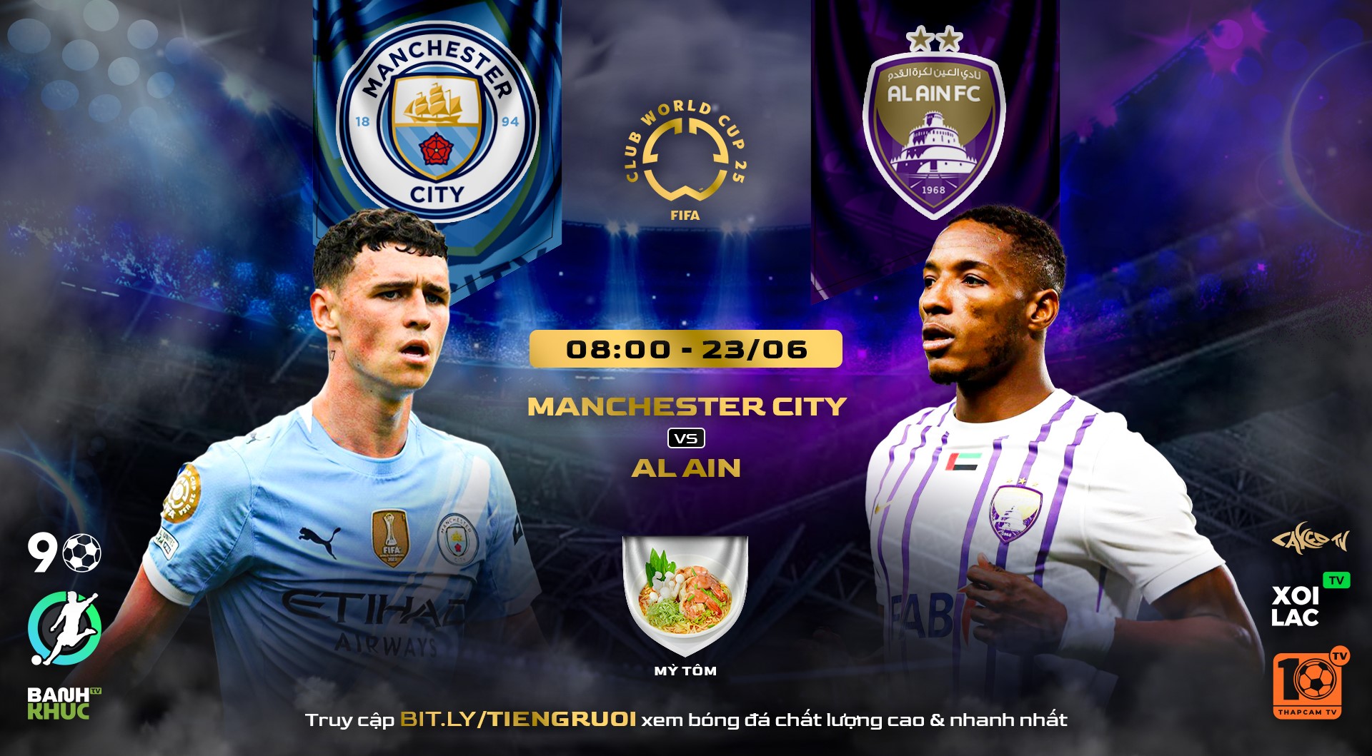 Highlights Man City vs Al Ain | BLV Mỳ Tôm  | 22.1.25
