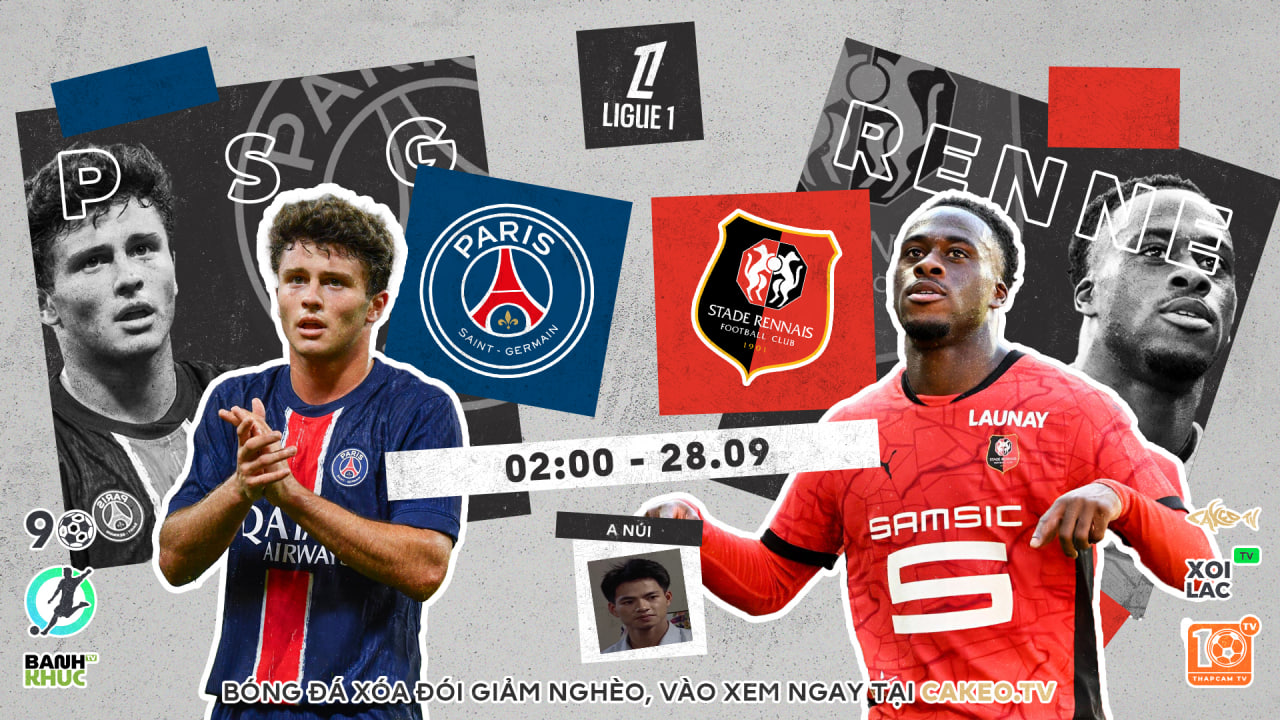 Highlights PSG vs Stade Rennais FC | BLV A Núi | 28.09.24