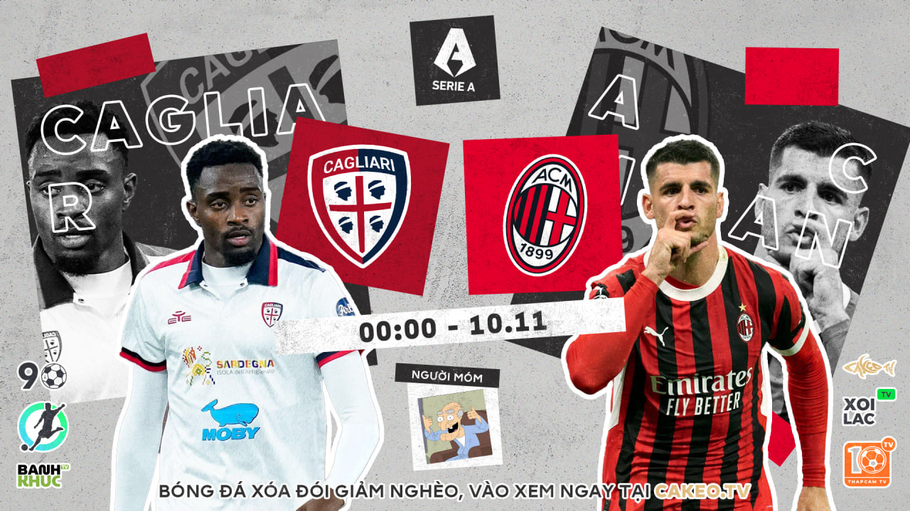 Fullmatch  AC Milan vs Cagliari   | BLV Người Móm  | 10.11.24