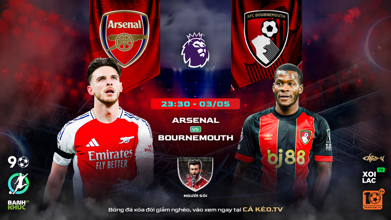 Highlights Arsenal vs AFC Bournemouth | BLV Người Sói | 03.05.25
