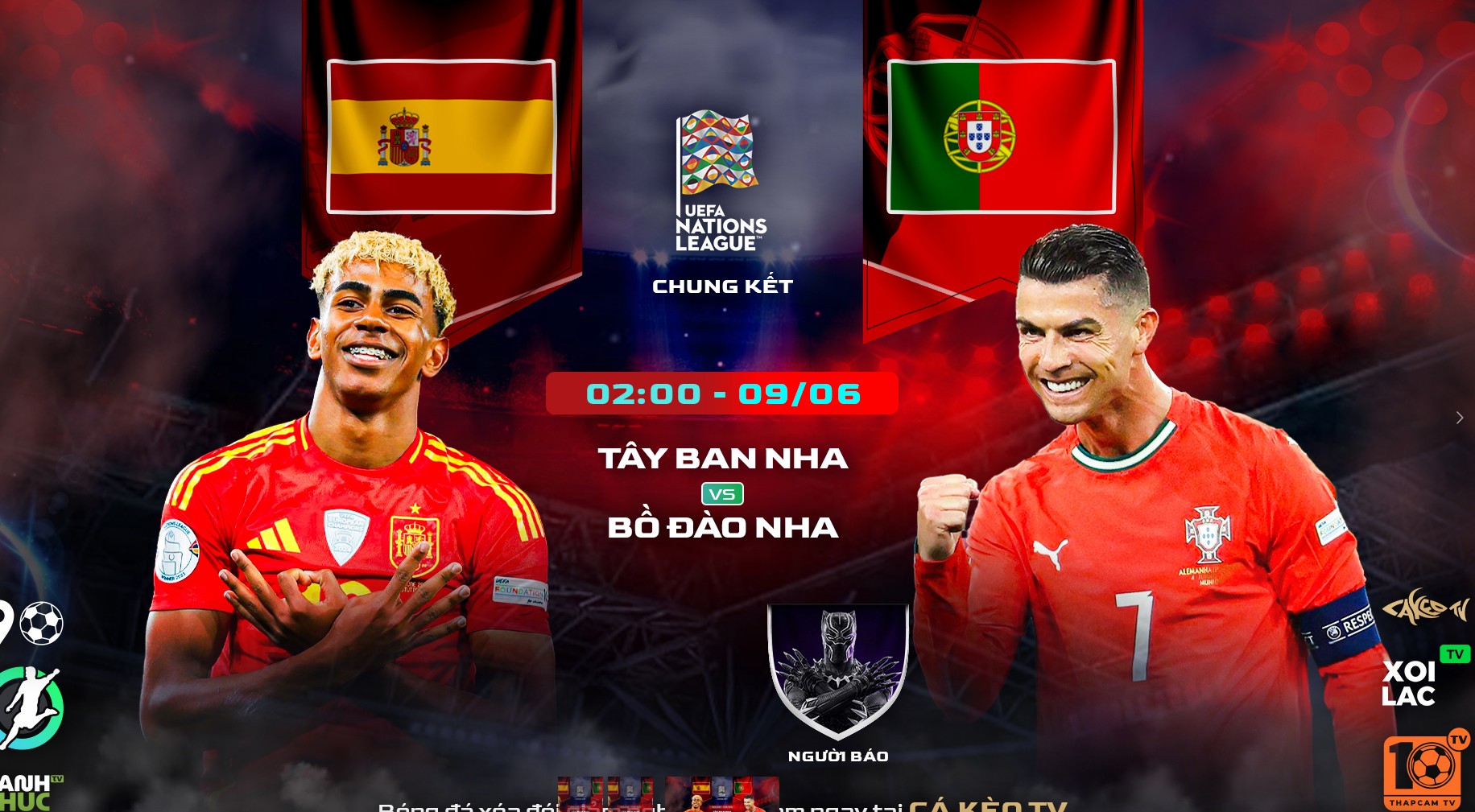Highlights Bồ Đào Nha vs Tây Ban Nha | BLV Người Báo | 9.6.25