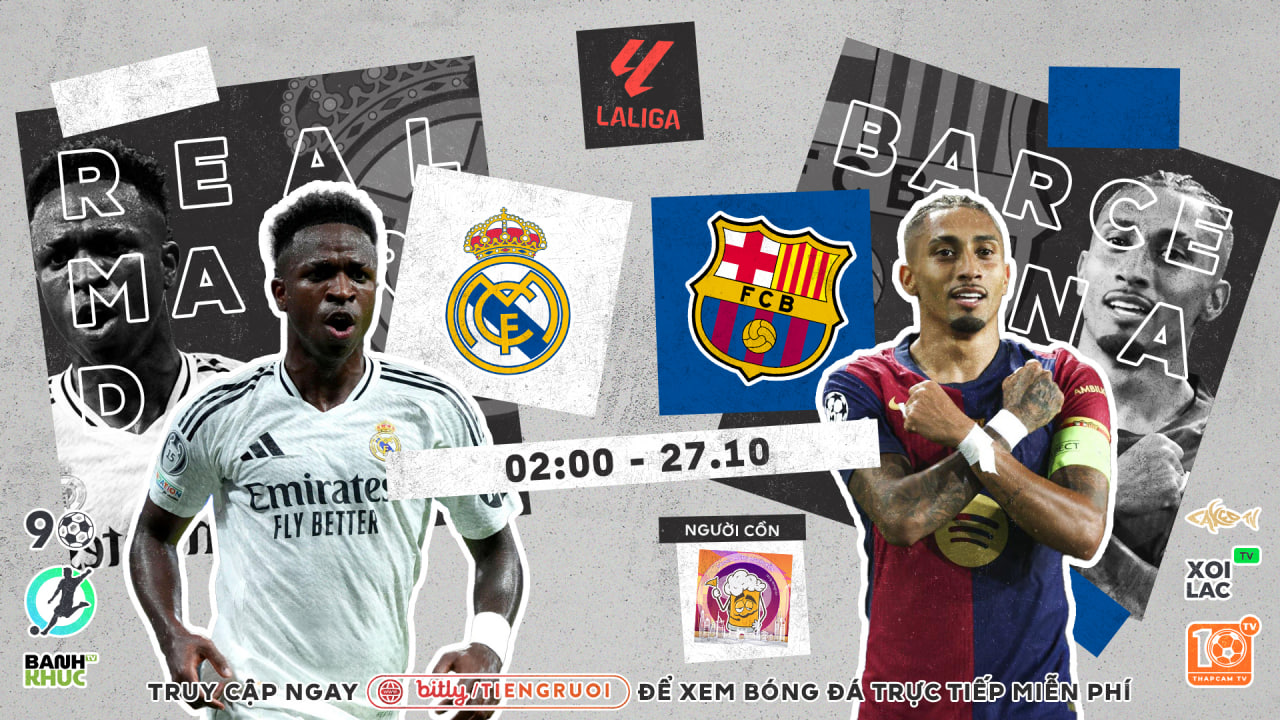 Full match Real Madrid vs Barcelona | BLV Người Cồn | 27.10.24