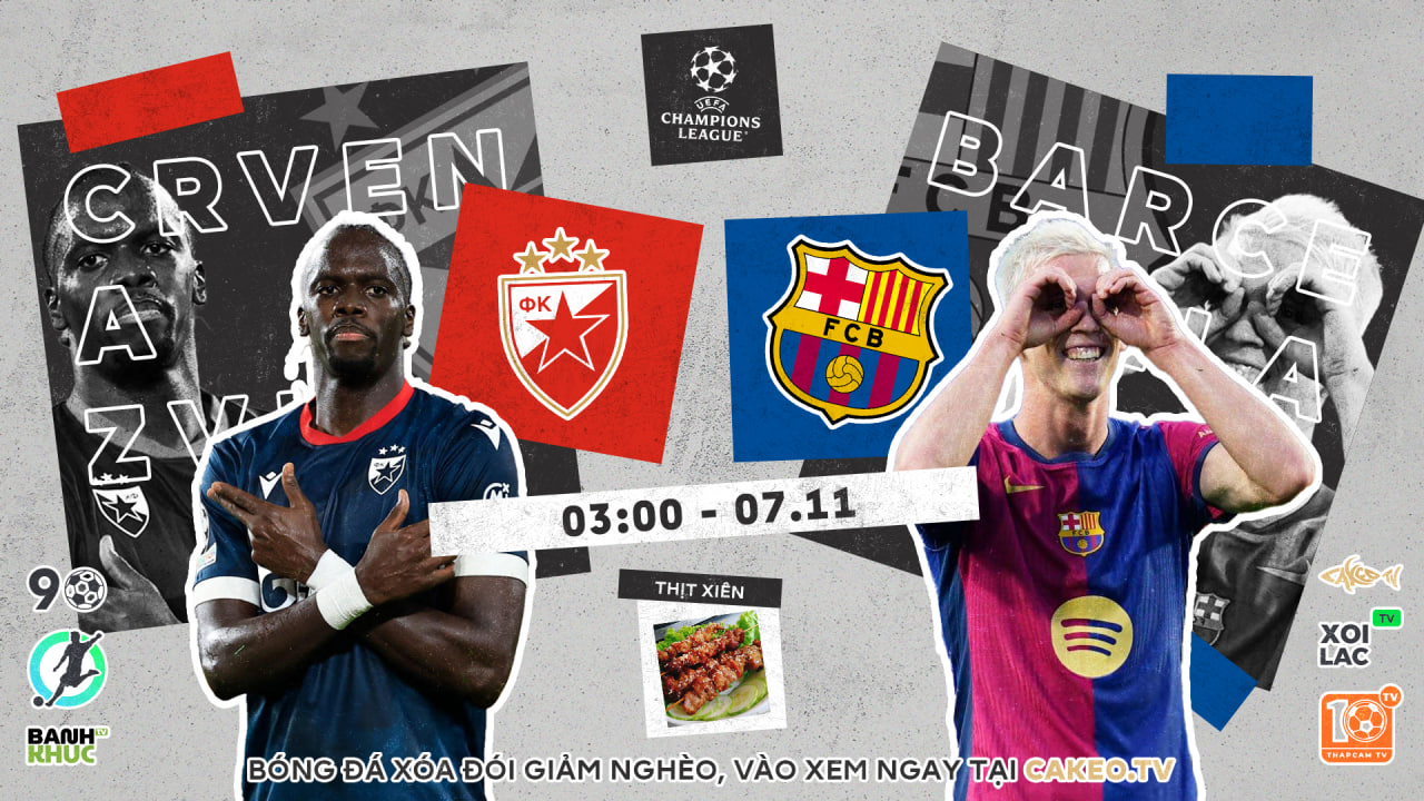 Fullmatch Belgrade vs Barcelona | BLV Thịt Xiên | 07.11.24