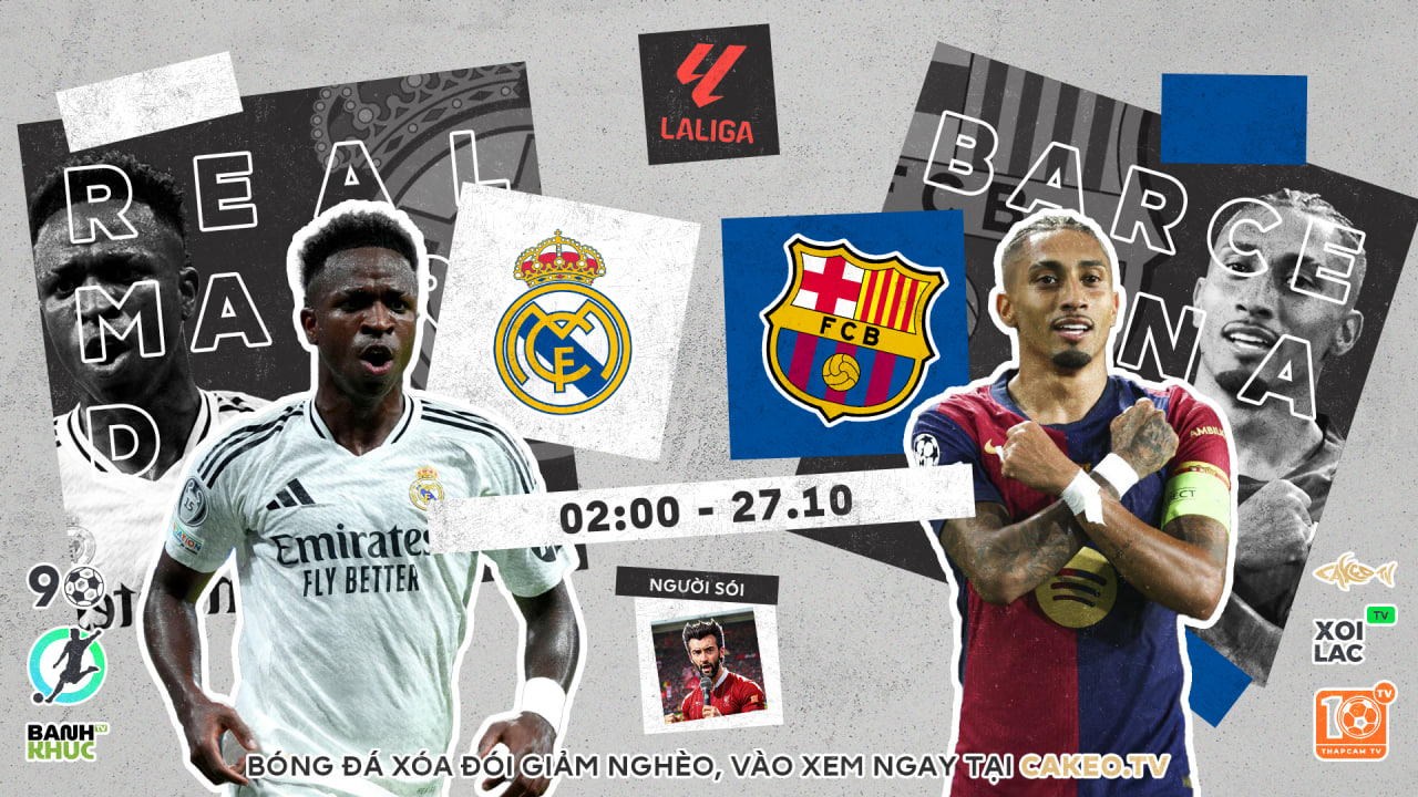 Fullmatch Real Madrid vs Barcelona  | BLV Người Sói | 27.10.24