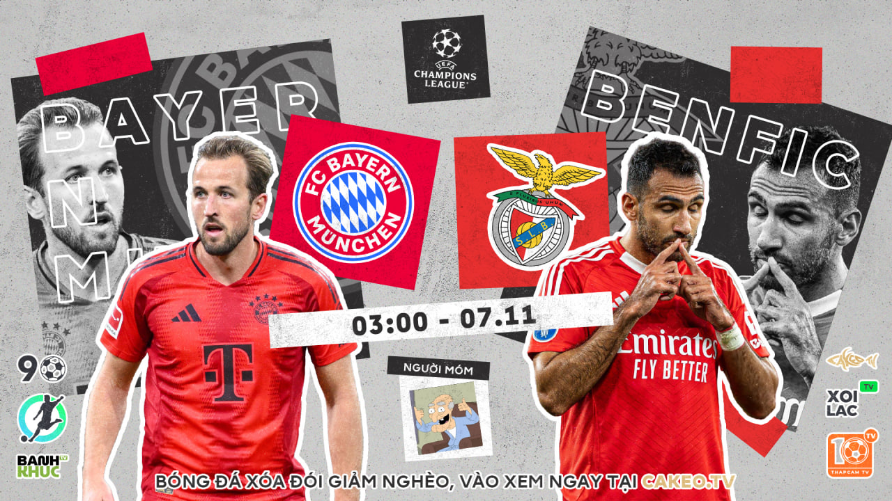 Fullmatch Bayern vs Benfica | BLV Người Móm | 07.11.24