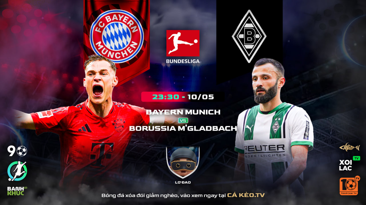 Fullmatch Bayern Munich vs Borussia M'Gladbach| BLV Lơ Đao | 10.05.25