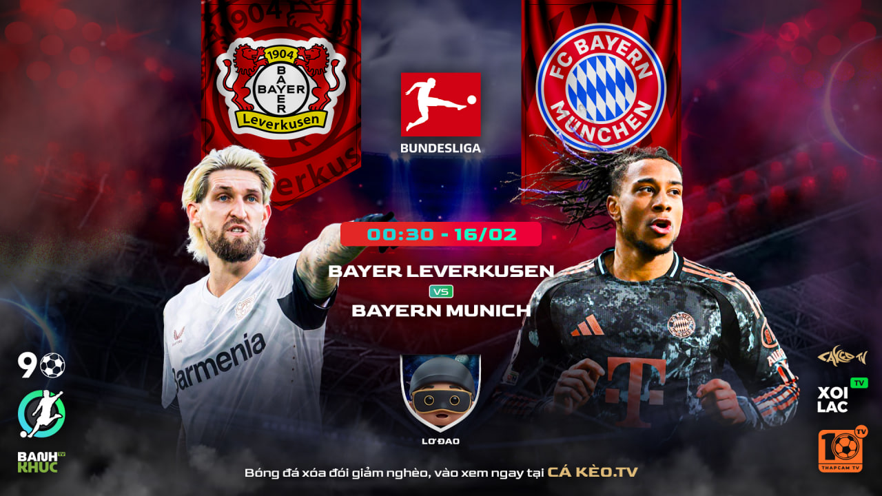 Highlights Bayern Munich vs Bayer Leverkusen | BLV Lơ Đao  | 16.02.25