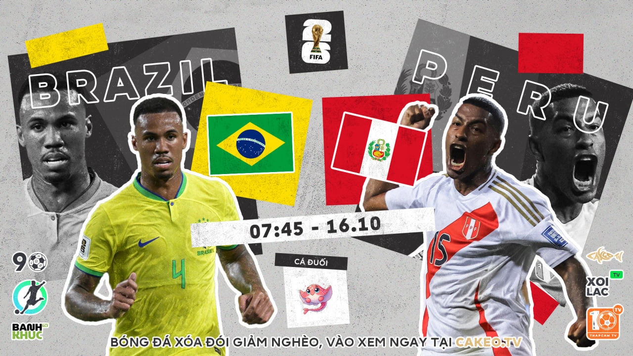 Highlights Brazil vs Peru | BLV Cá Đuối  | 16.10.24