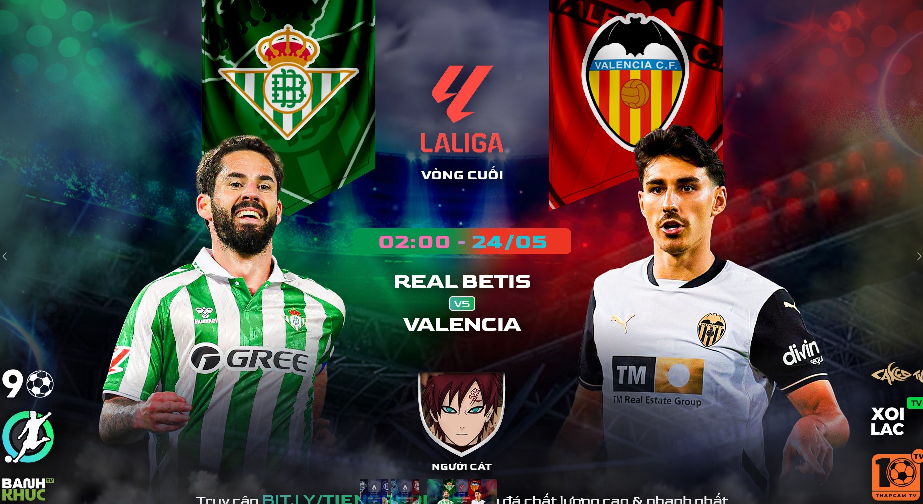 Highlights Real Betis vs Valencia | BLV Người Cast | 24.5.25