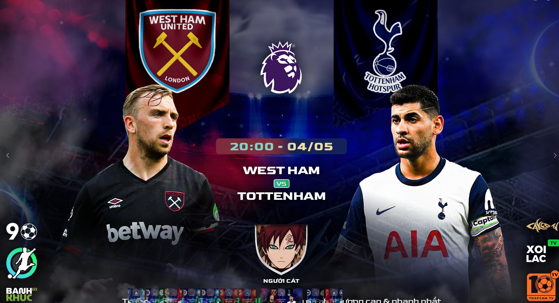 Highlights West Ham vs Tottenham | BLV Người Cast | 4.5.25