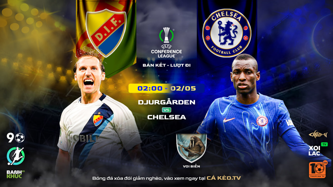 Fullmatch Djurgarden vs Chelsea | BLV Voi Biển | 02.05.25