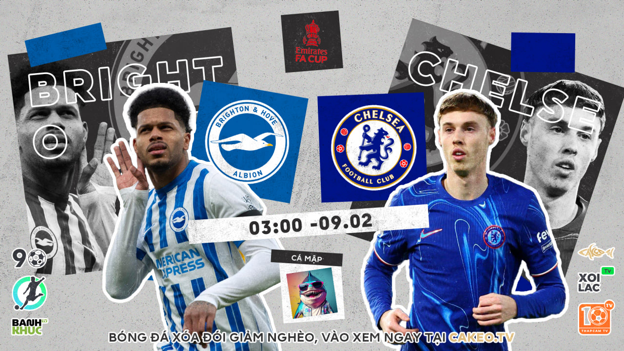 Highlights Chelsea vs Brighton & Hove Albion | BLV Cá Mập | 09.02.25