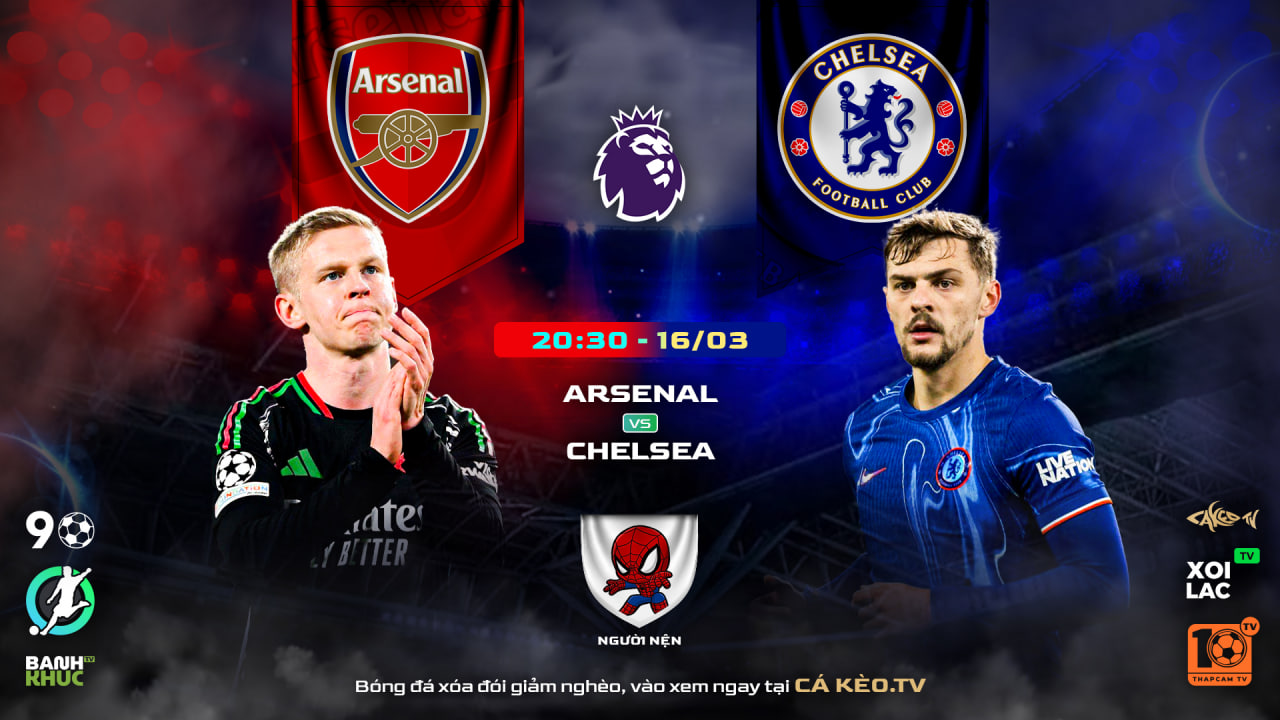 Fullmatch Arsenal vs Chelsea | BLV Người Nện | 16.03.25