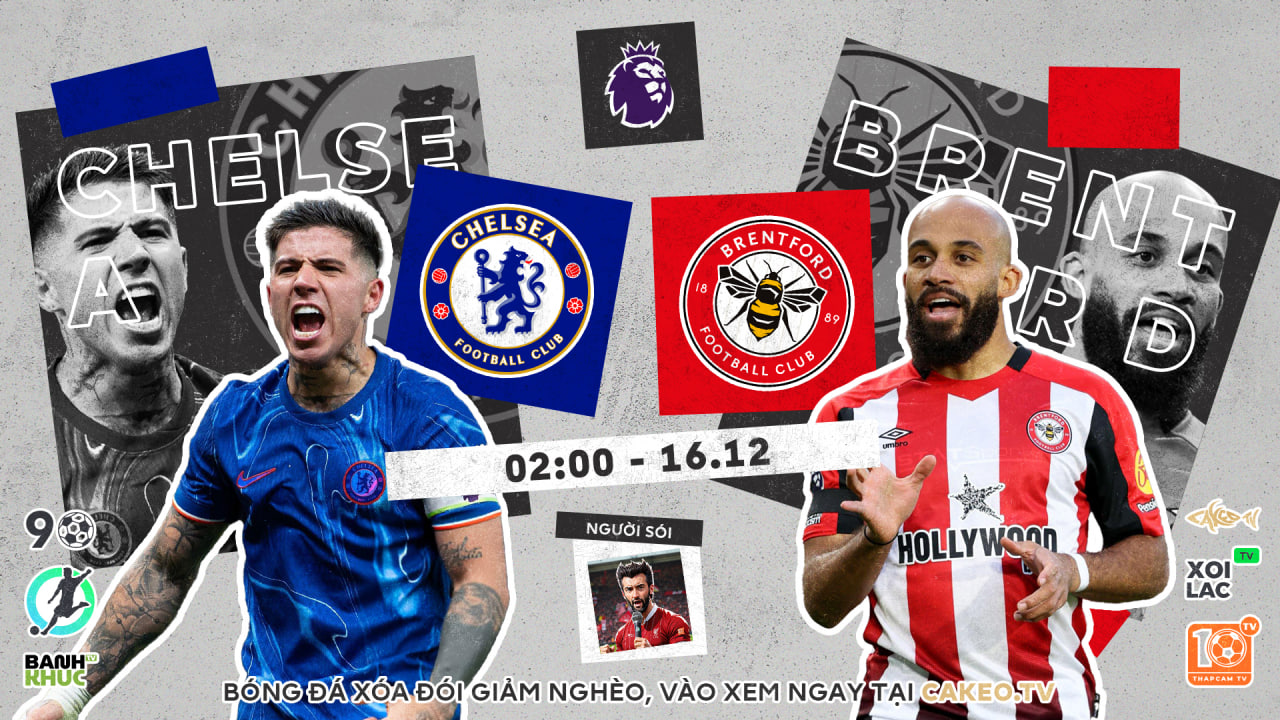 Fullmatch Chelsea vs Brentford | BLV Người Sói | 16.12.24