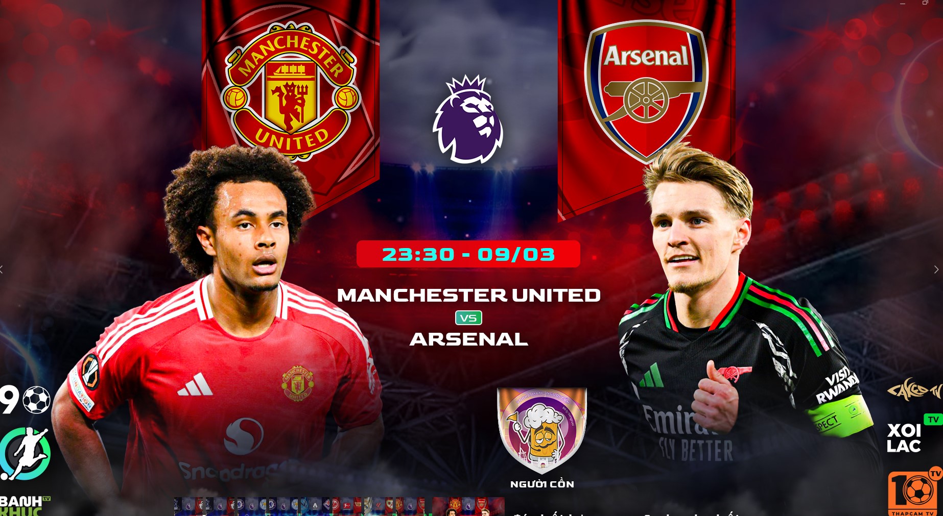 Full match Man United vs Arsenal | BLV Người Cồn | 9.3.25