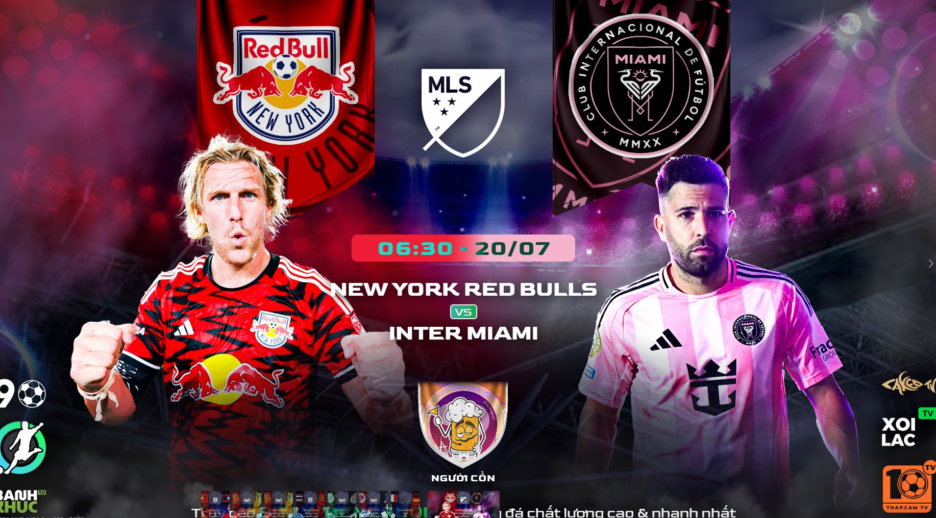 Fullmatch New York RB vs Inter Miami | BLV Người Cồn | 21.7.25