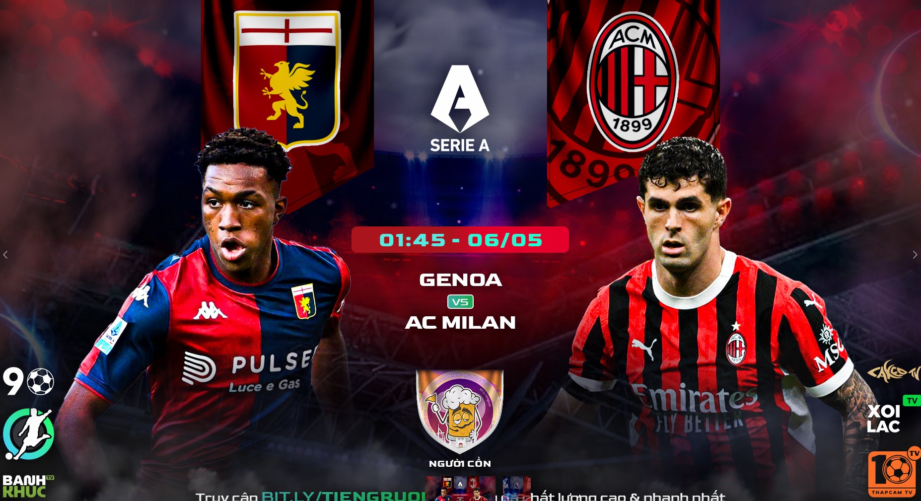 Highlights Genoa vs AC Milan | BLV Người Cồn | 6.5.25