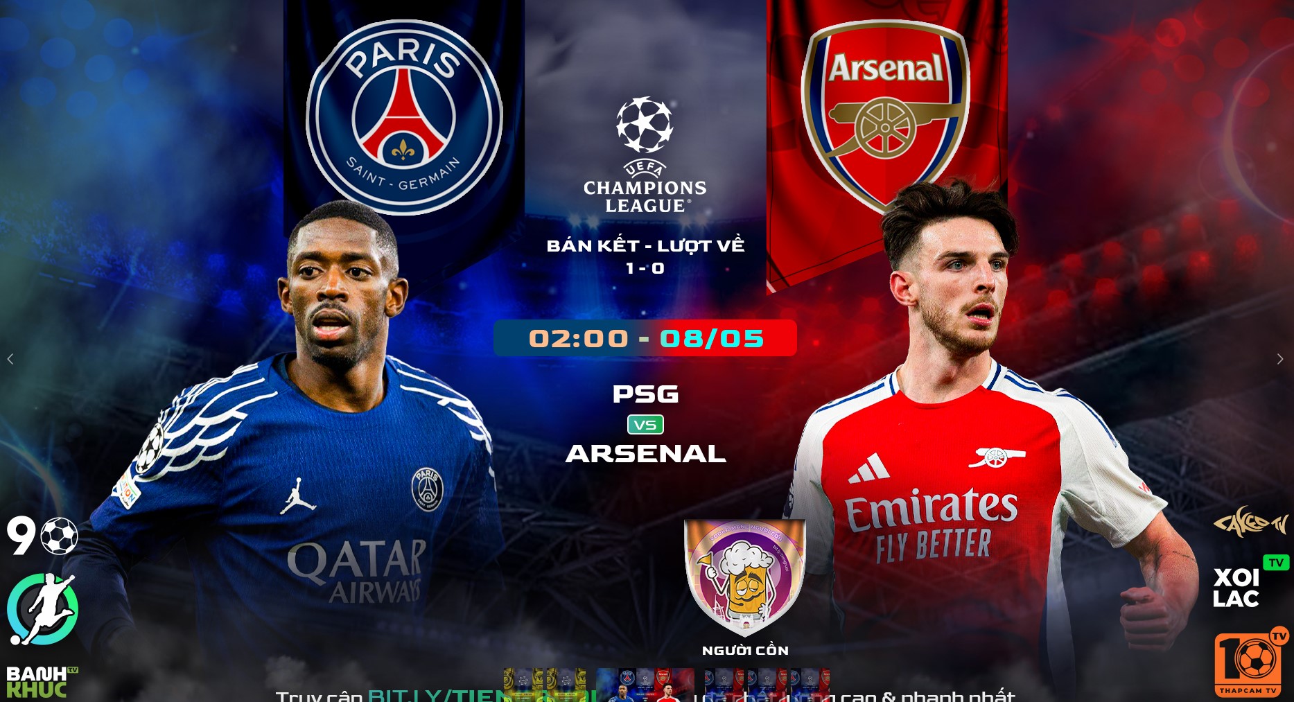 Highlights PSG vs Arsenal | BLV Người Cồn | 8.5.25