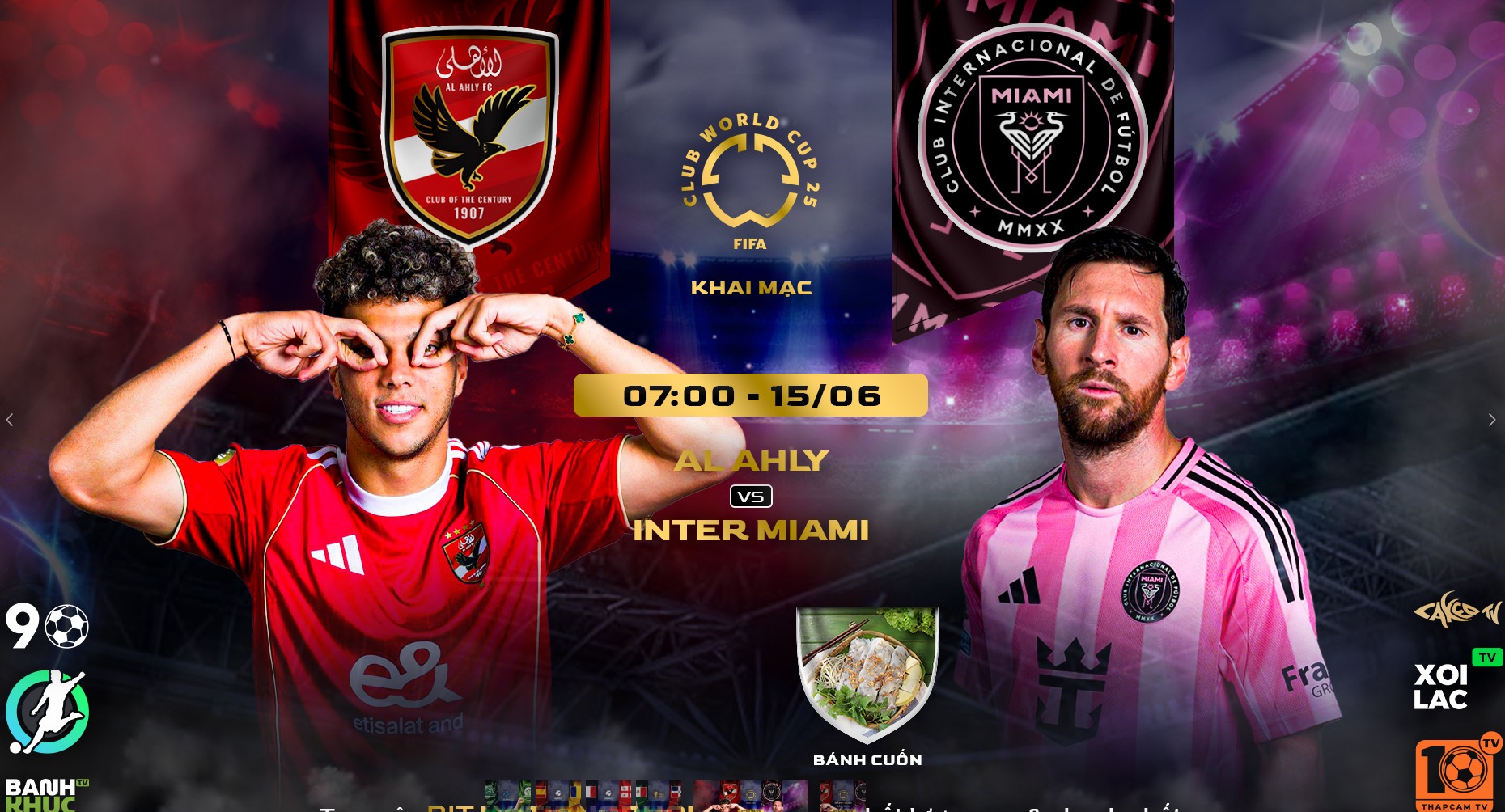 Highlights Al Ahly vs Inter Miami | BLV Bánh Cuốn | 15.6.25