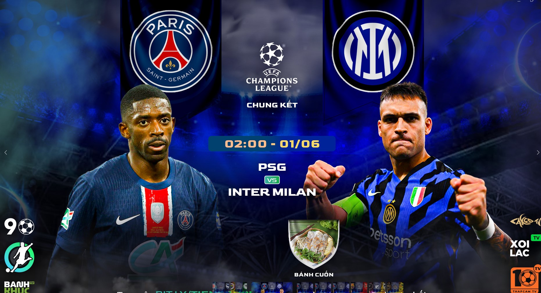 Fullmatch PSG vs Inter Milan | BLV Bánh Cuốn | 1.6.25