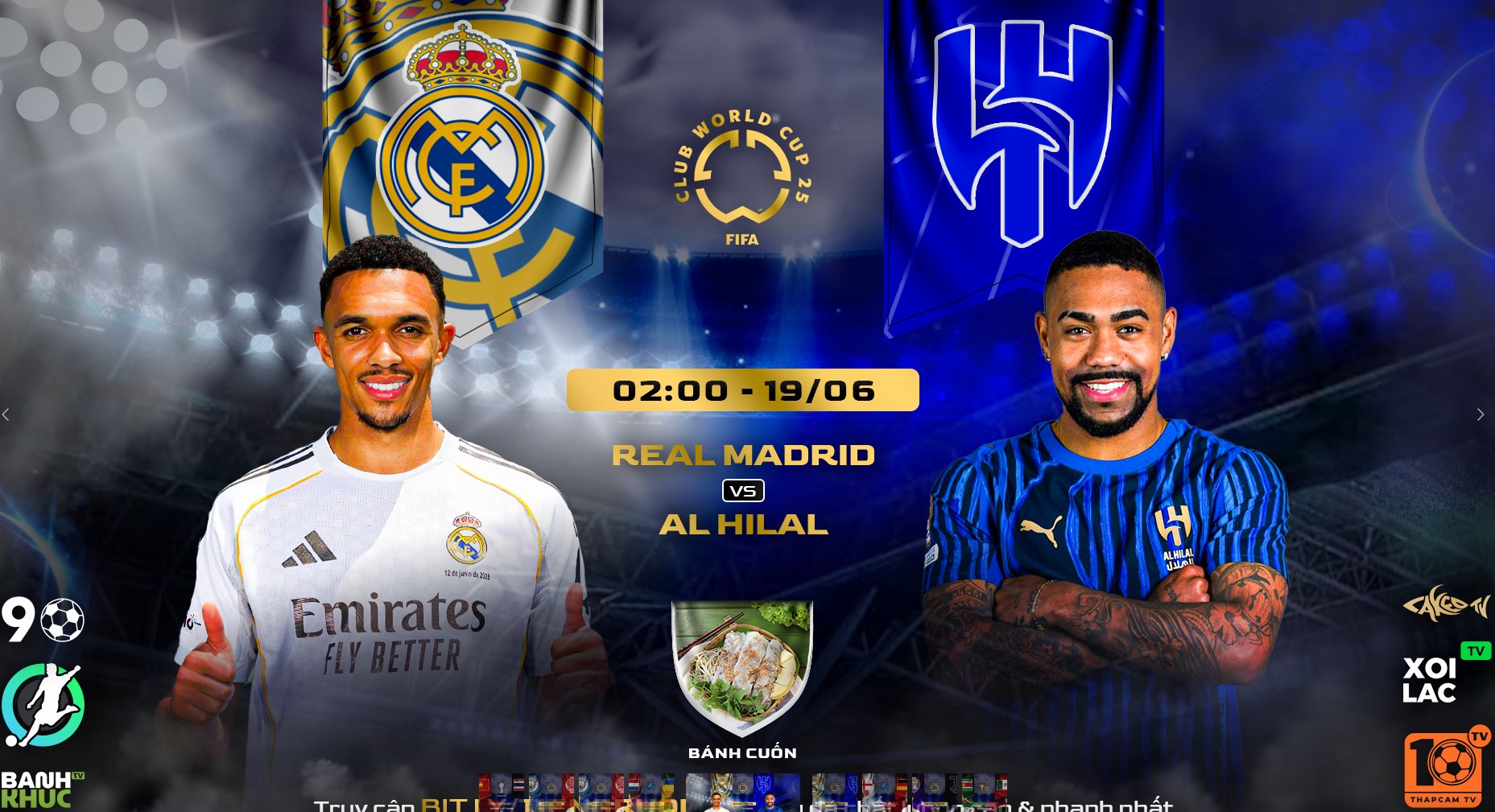 Highlights Real Madrid vs Al Hilal | BLV Bánh Cuốn | 19.6.25