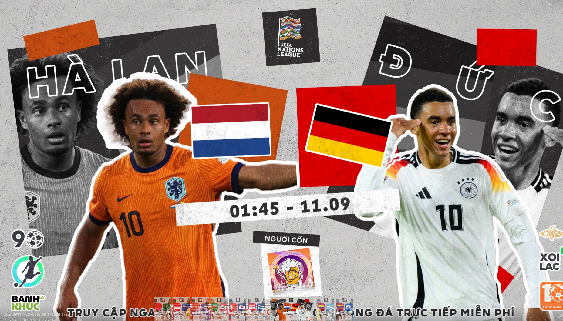 Full match Đức vs Hà Lan | BLV Người Cồn | 11.9.24