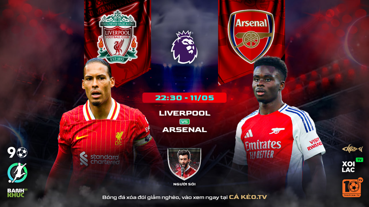Fullmatch Liverpool vs Arsenal  | BLV Người Sói | 11.05.25