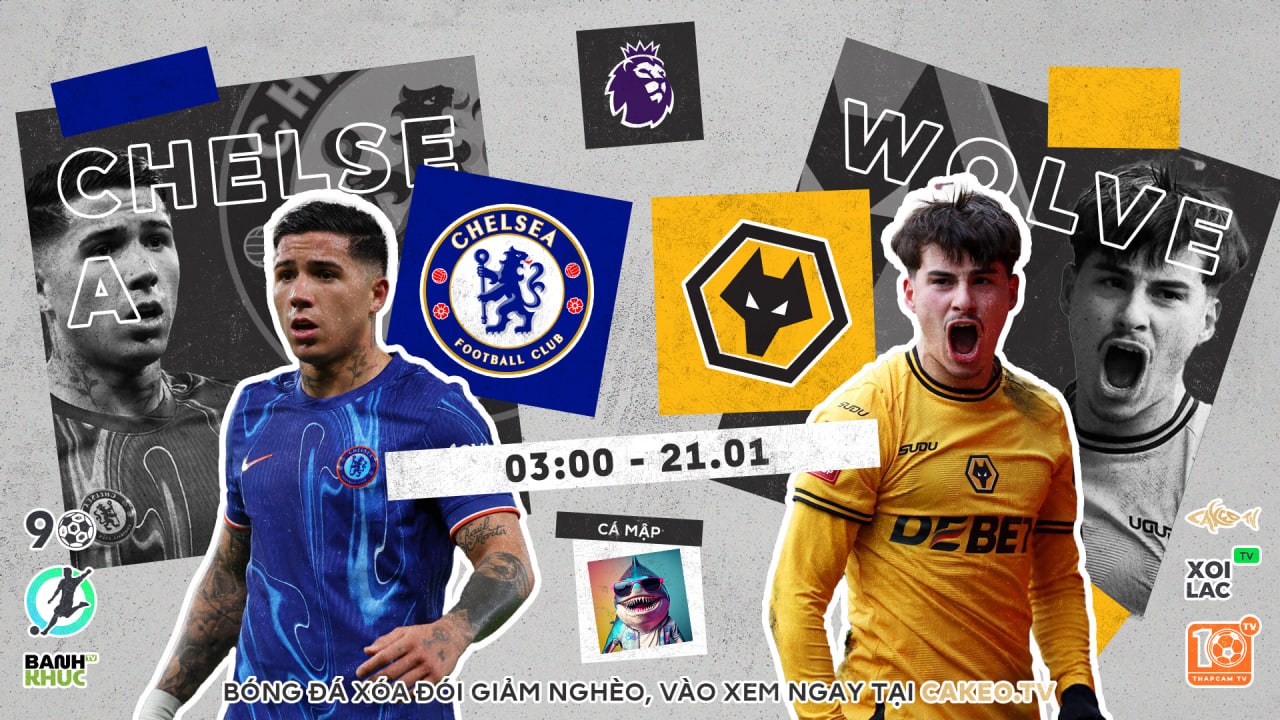 Highlights Chelsea vs Wolves | BLV Cá Mập  | 21.01.25