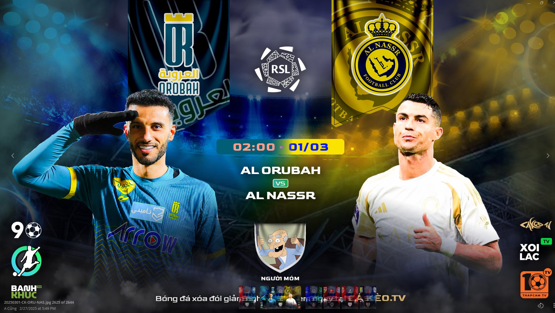 Highlights Al Orubah vs Al Nassr | BLV Người Móm | 3.1.25