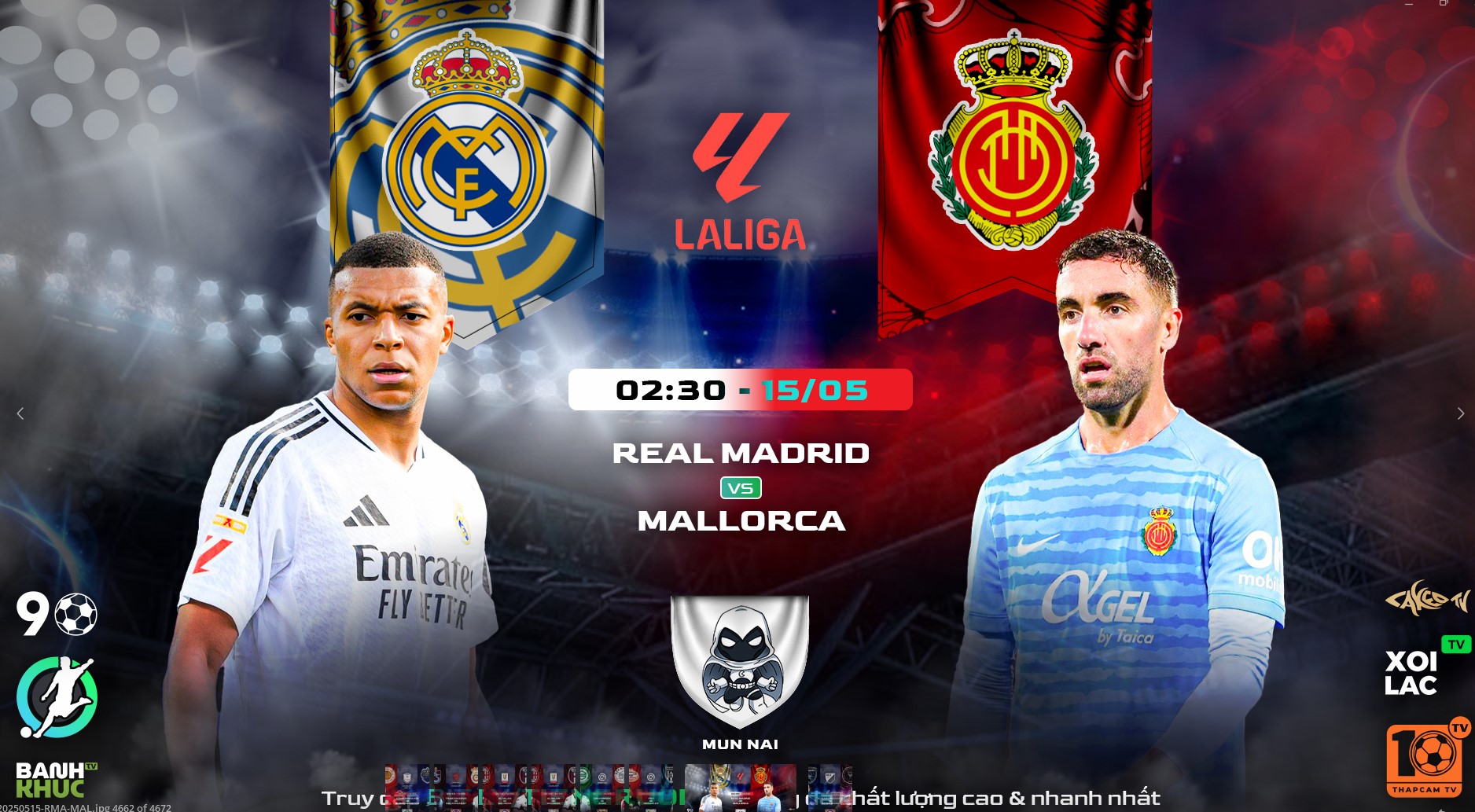 Fullmatch  Real Madrid vs Mallorca | BLV Moon Knight | 15.5.25