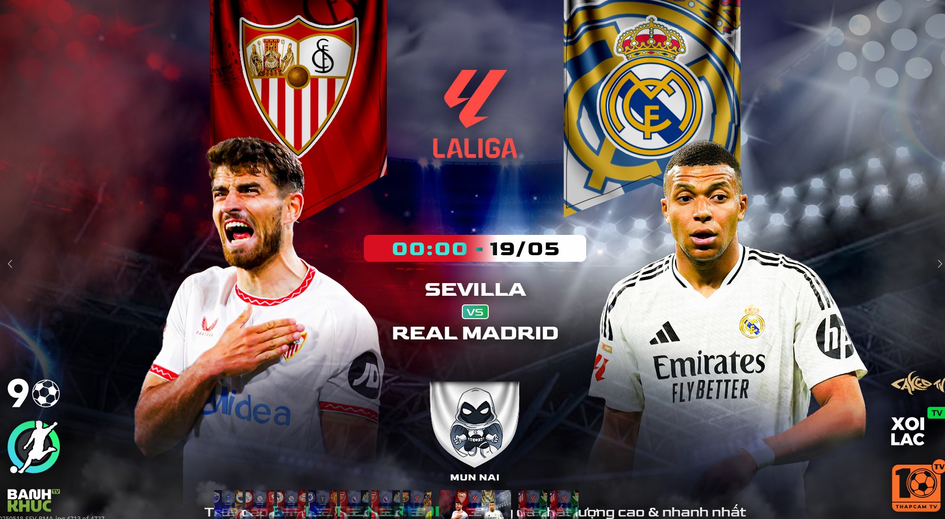 Highlights Sevilla vs Real Madrid | BLV Moon Knight | 19.5.25