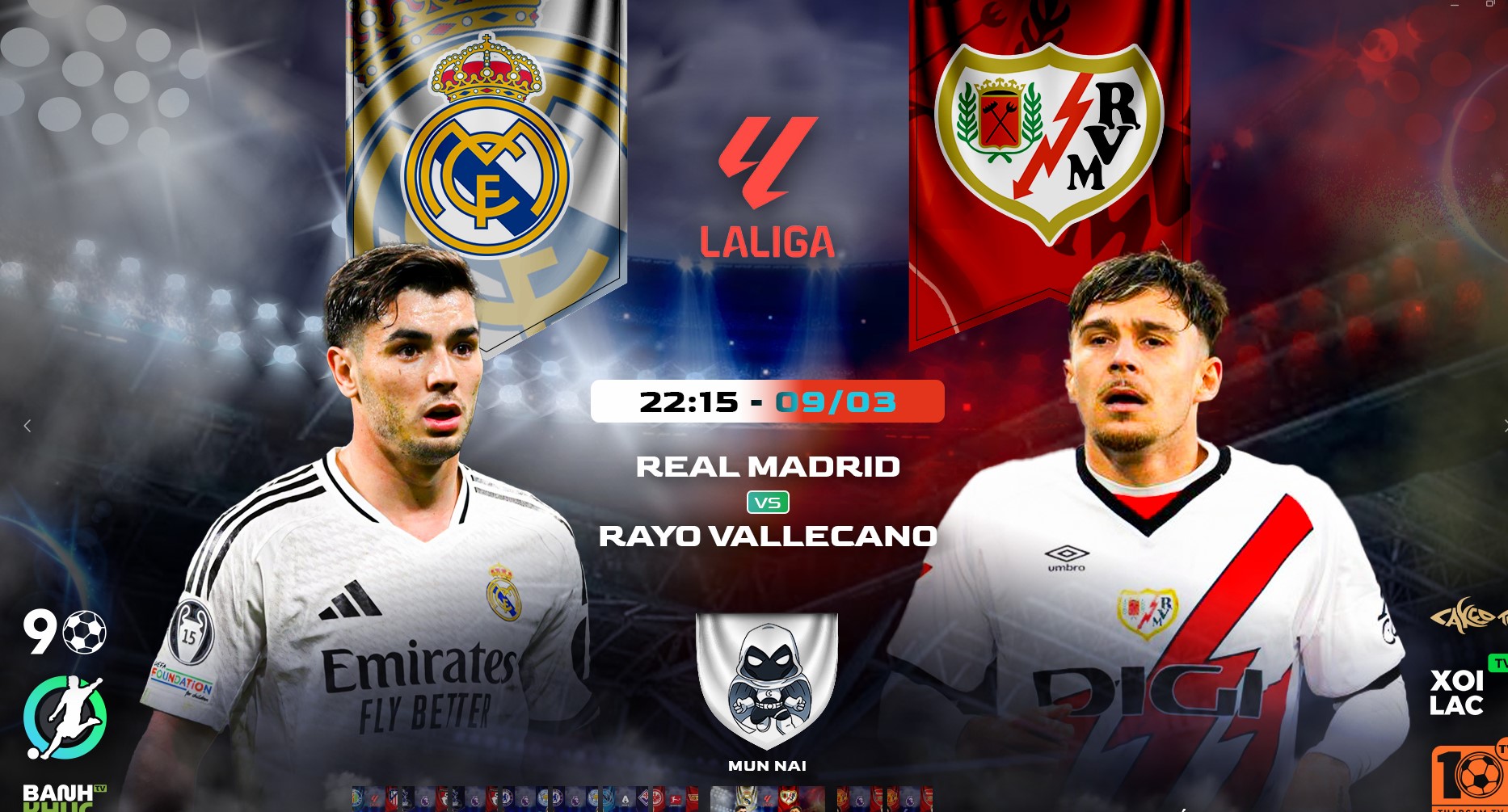 Full match Real Madrid vs Rayo Vallecano | BLV Mun | 9.3.25