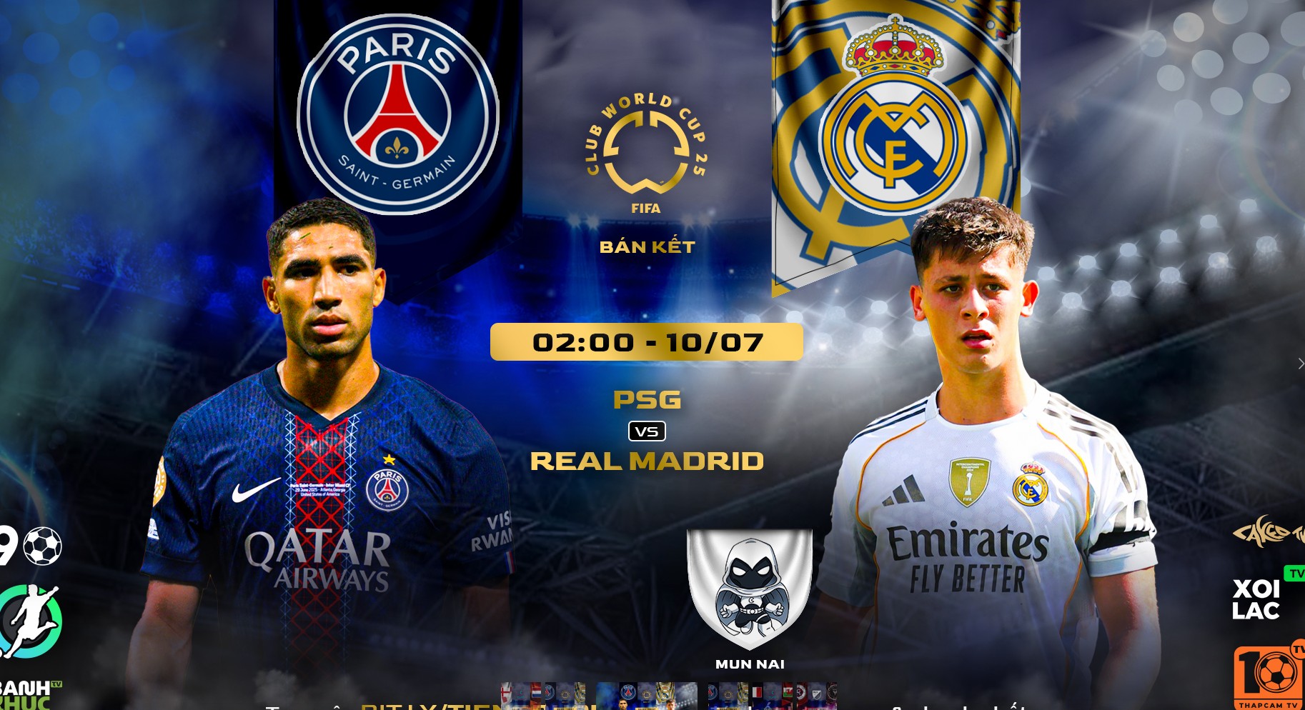Highlights PSG vs Real Madrid | BLV Moon Knight | 10.7.25