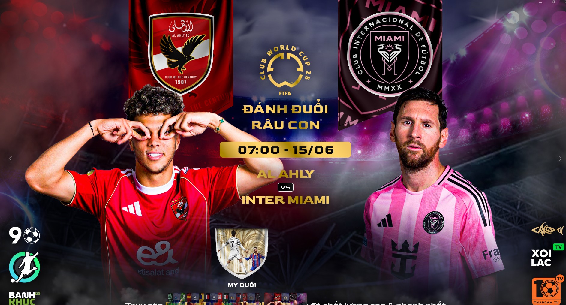 Fullmatch Al Ahly vs Inter Miami | BLV Mỳ Tôm | 15.6.25
